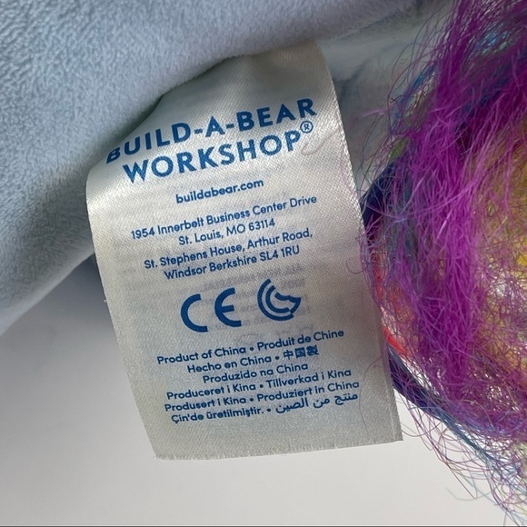 Build A Bear Workshop My Little Pony Rainbow Dash 16” Plush Animal Toy - Picture 7 of 8